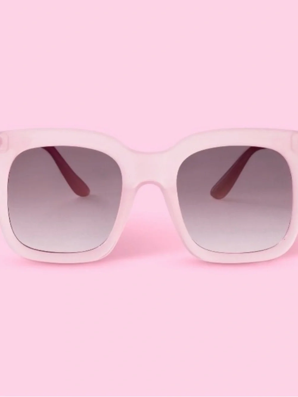 Stoney Clover Lane Pink Square Sunglasses NWT